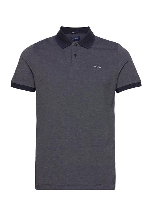 Se GANT 4-Col Oxford Ss Pique GANT Blue ved Booztlet