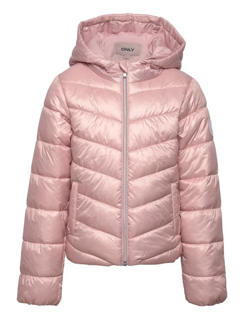 Se Kids Only Kognewtalia Nea Quiltd Aop Jacket Cp Otw Kids Only Pink ved Booztlet