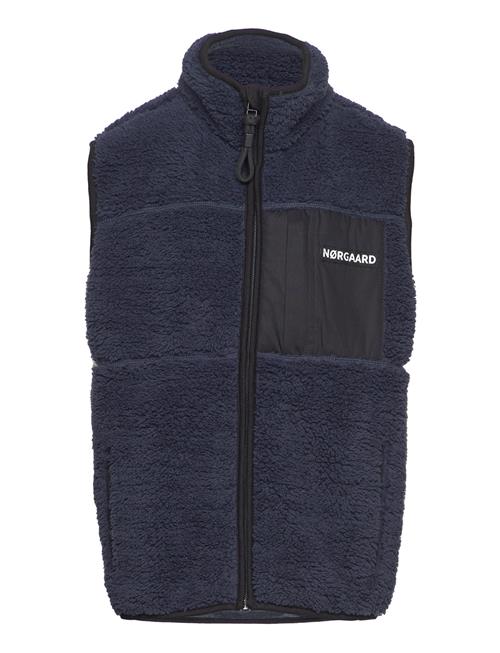 Se Mads Nørgaard Teddy Fleece Vilads Vest Mads Nørgaard Navy ved Booztlet