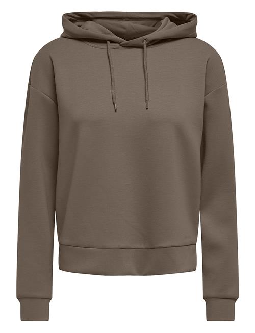 Onplounge Ls Hood Sweat - Noos Only Play Brown