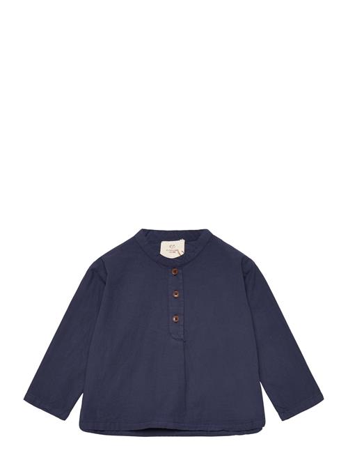 Classic Crisp Poplin Shirt Copenhagen Colors Navy