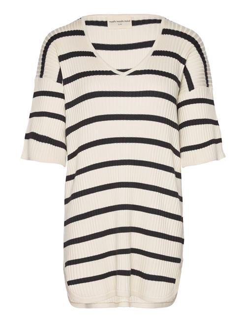 Se Moshi Moshi Mind Sway Rib Tunic Stripe Moshi Moshi Mind White ved Booztlet