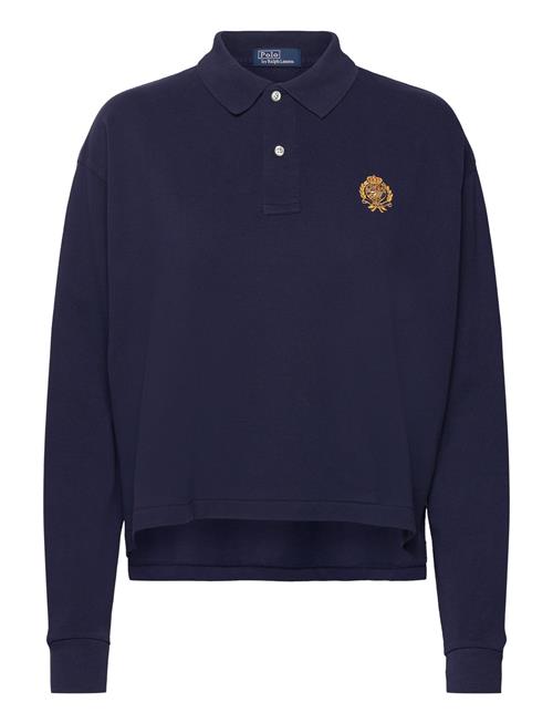 Se Polo Ralph Lauren Pique Polo Shirt Polo Ralph Lauren Navy ved Booztlet