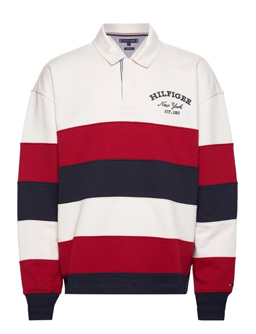 Se Tommy Hilfiger Stripe Prep Rugby Tommy Hilfiger White ved Booztlet