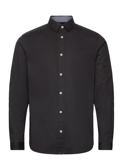 Stretch Poplin Shirt Tom Tailor Black