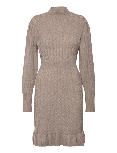 Vero Moda Vmvera Ls Short Knit Dress Vma Vero Moda Brown