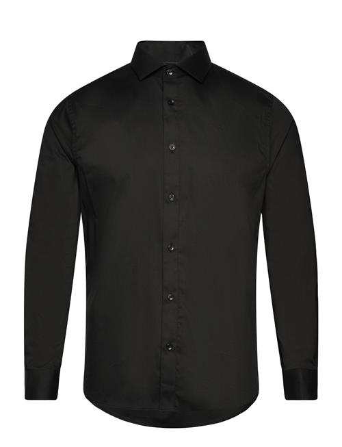 Clean Cut Copenhagen London Stretch Nano Shirt L/S Clean Cut Copenhagen Black