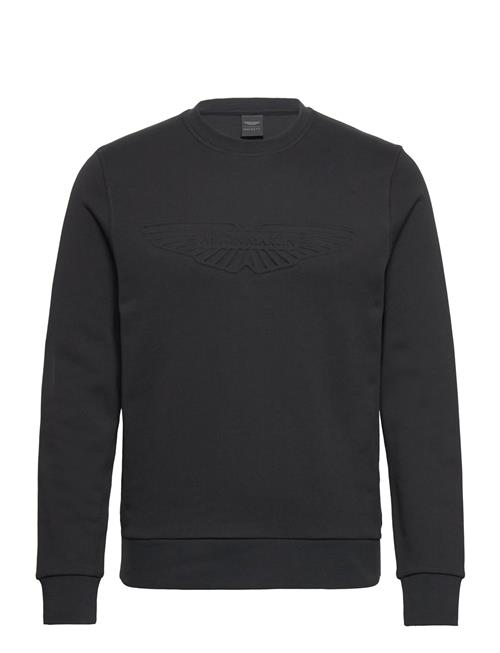 Hackett London Am Embossed Crew Hackett London Black