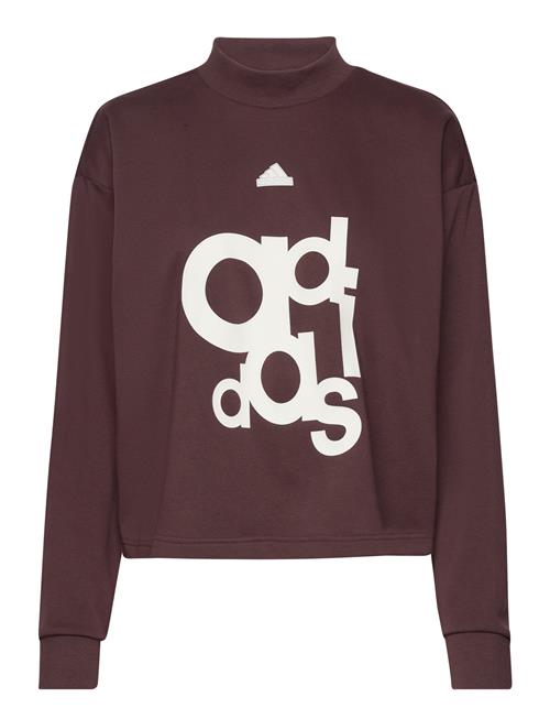 Se adidas Sportswear W Bluv Crew Adidas Sportswear Brown ved Booztlet