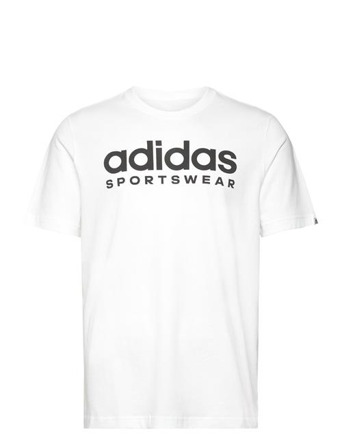 Se adidas Sportswear Spw Tee Adidas Sportswear White ved Booztlet