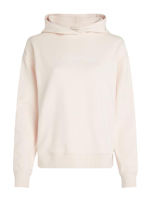 Se Calvin Klein Hero Logo Hoodie Calvin Klein Cream ved Booztlet