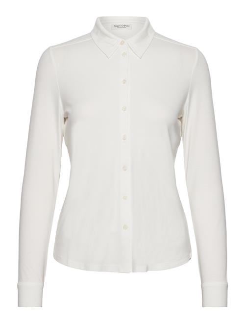 Se Marc O'Polo T-Shirts Long Sleeve Marc O'Polo White ved Booztlet