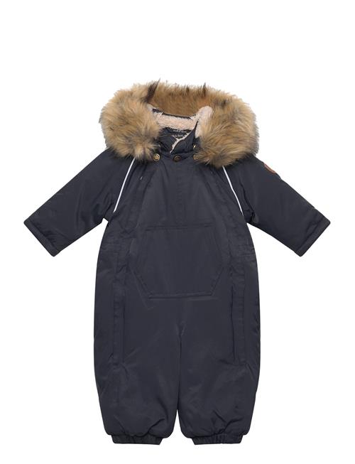 Se mikk-line Twill Nylon Baby Suit Mikk-line Navy ved Booztlet