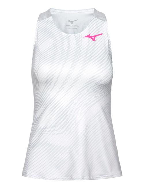 Se Mizuno Charge Printed Tank Mizuno White ved Booztlet