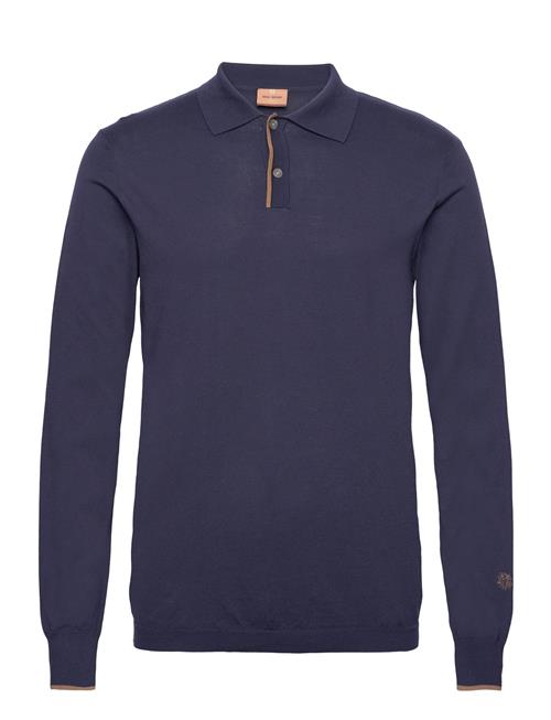 Mos Mosh Gallery Mmgjosh Polo Knit Mos Mosh Gallery Navy