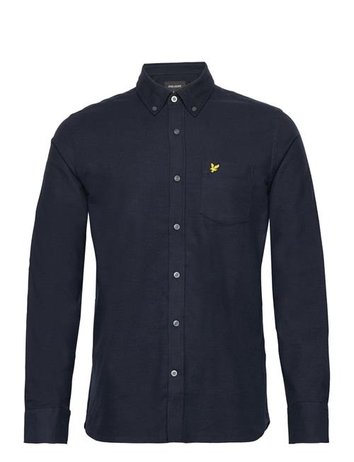 Lyle & Scott Plain Flannel Shirt Lyle & Scott Navy