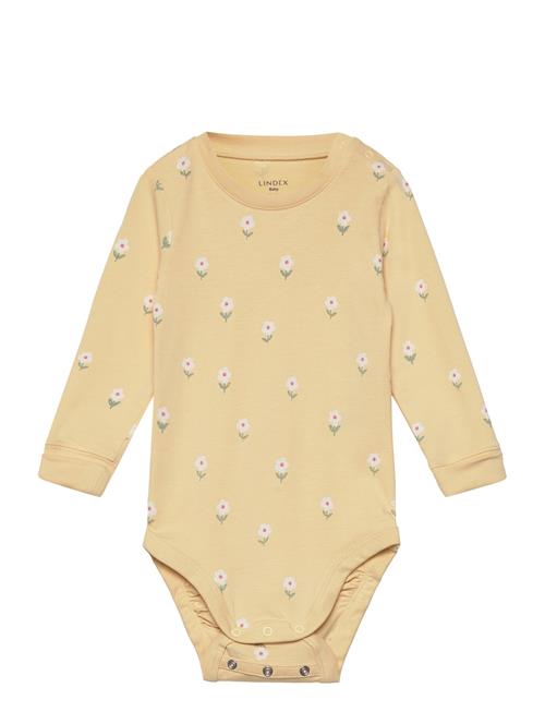 Body Aop Flower Lindex Yellow