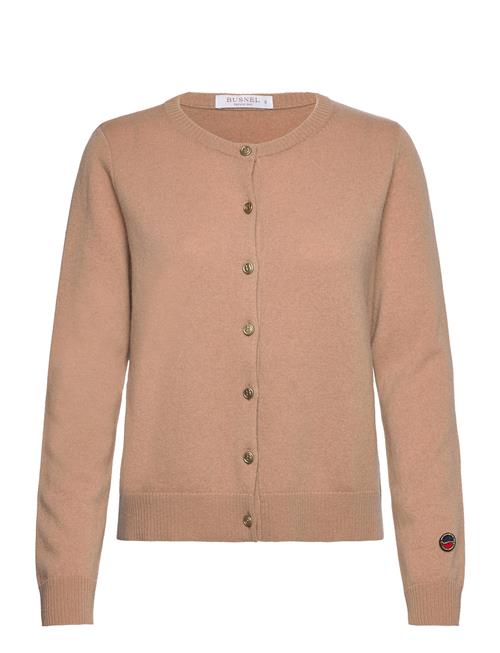 Se BUSNEL O-Neck Cardigan BUSNEL Beige ved Booztlet