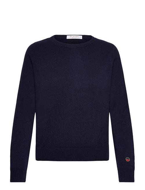 Se BUSNEL O-Neck Top BUSNEL Navy ved Booztlet