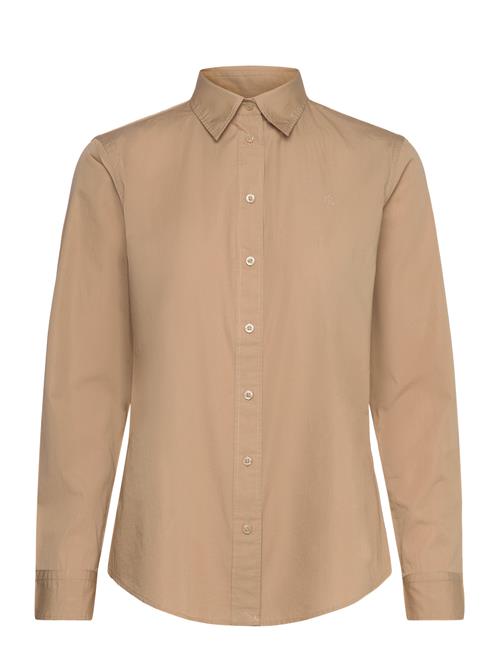 Feather Wt Cotton-Shirt Lauren Ralph Lauren Beige