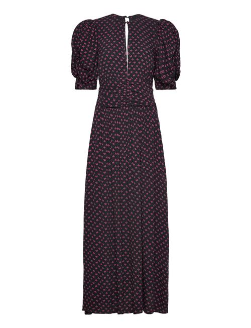 Jacquard Midi Dress ROTATE Birger Christensen Navy