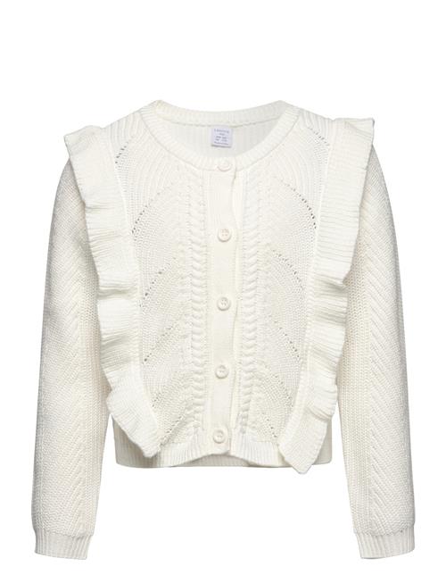 Se Lindex Cardigan With Flounce Lindex White ved Booztlet