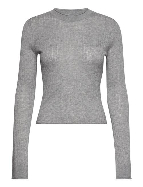 Se Filippa K Pointelle Top Filippa K Grey ved Booztlet