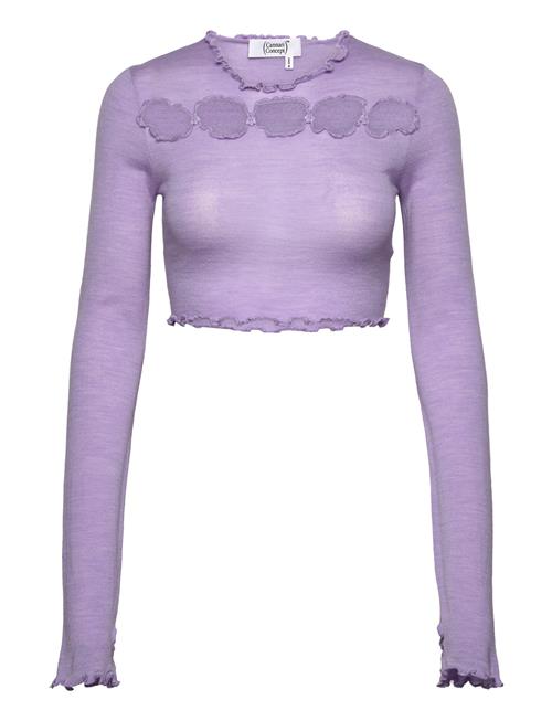 Cannari Concept Cropped T-Shirt Cannari Concept Purple