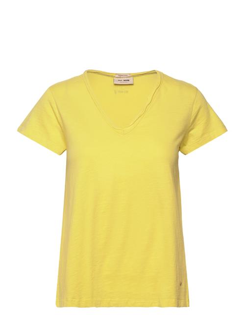 MOS MOSH Mmtulli V-Ss Basic Tee MOS MOSH Yellow