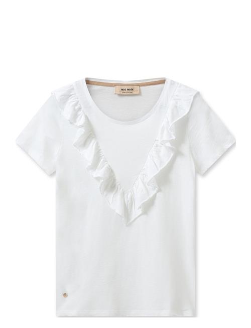 MOS MOSH Mmlobo O-Ss Flounce Tee MOS MOSH White