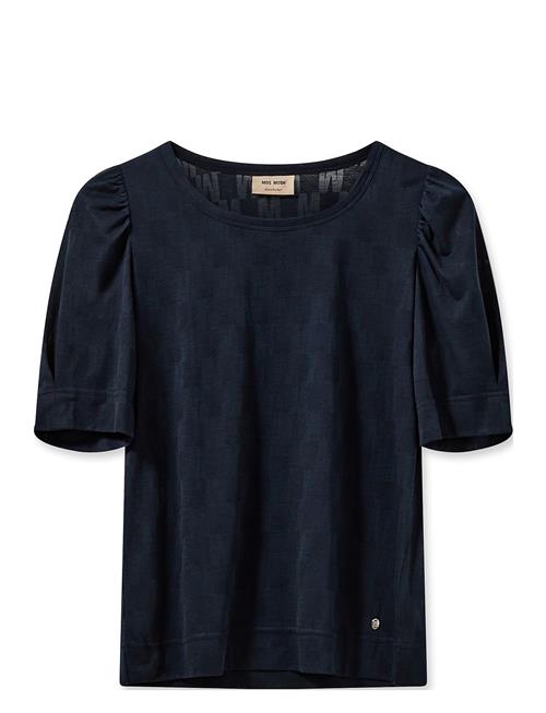 MOS MOSH Mmchrissie Burn-Out Tee MOS MOSH Navy