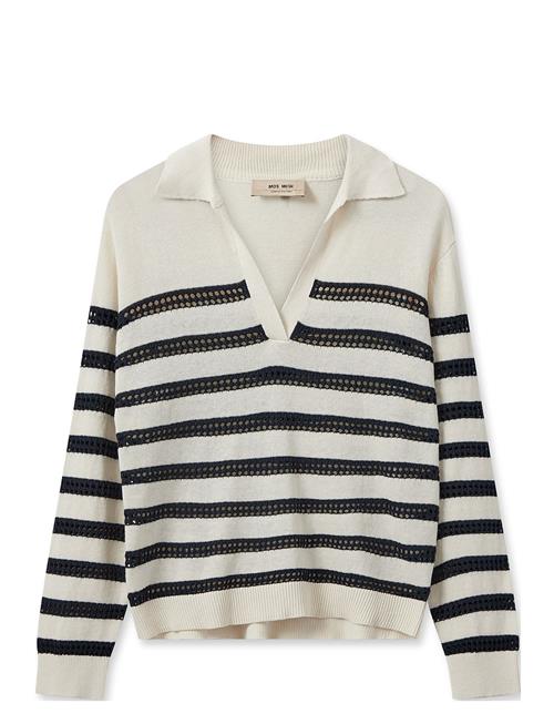 MOS MOSH Mmrora Stripe Knit MOS MOSH White