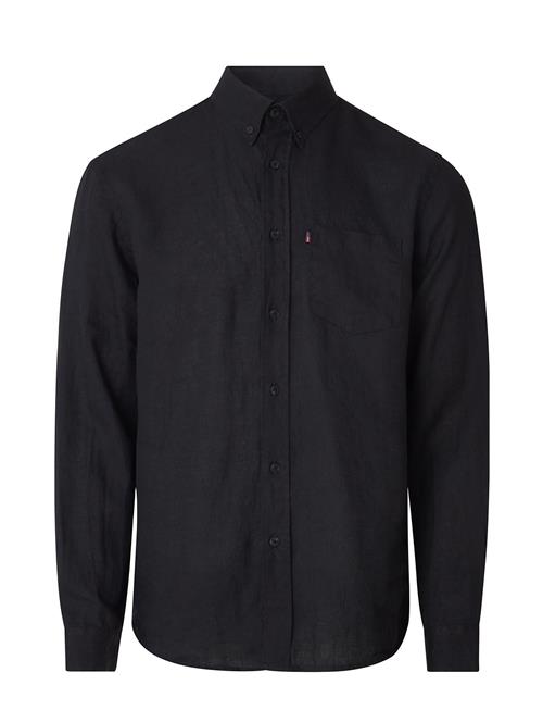 Lexington Clothing Casual Linen Shirt Lexington Clothing Black