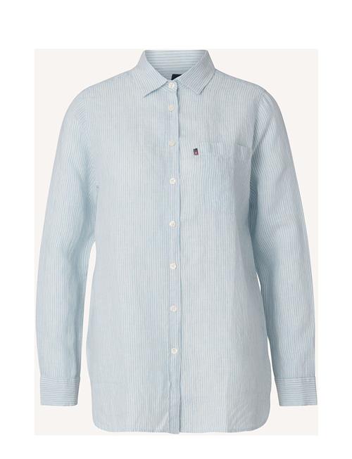 Isa Linen Shirt Lexington Clothing Blue