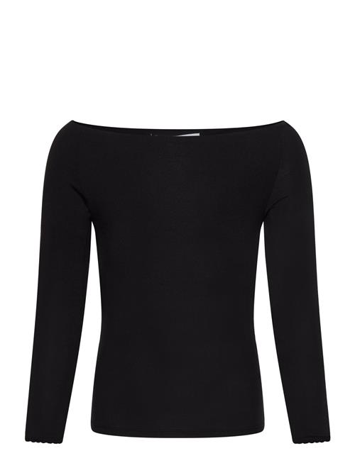 Rkbiarritz Ls Off Shoulder T-Shirt Rosemunde Kids Black