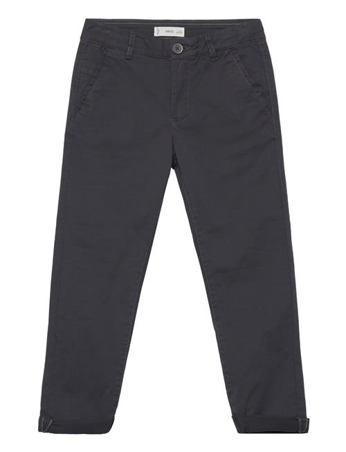 Mango Cotton Chinos Mango Black