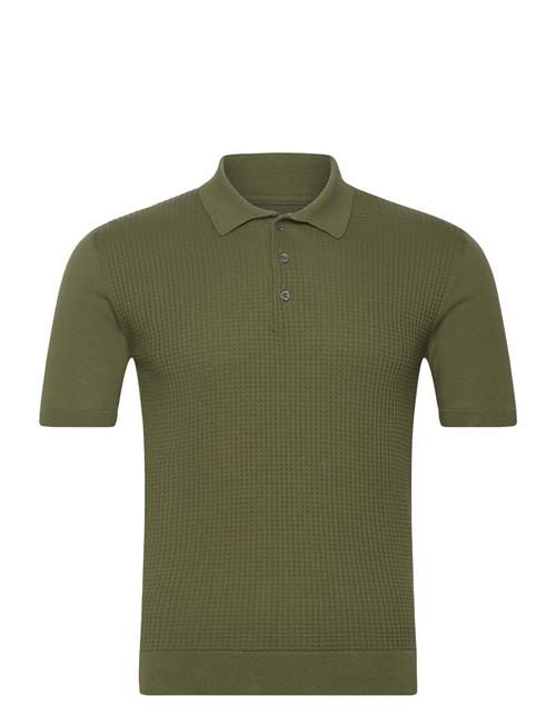 Se Baracuta Waffle Polo Ss Baracuta Green ved Booztlet