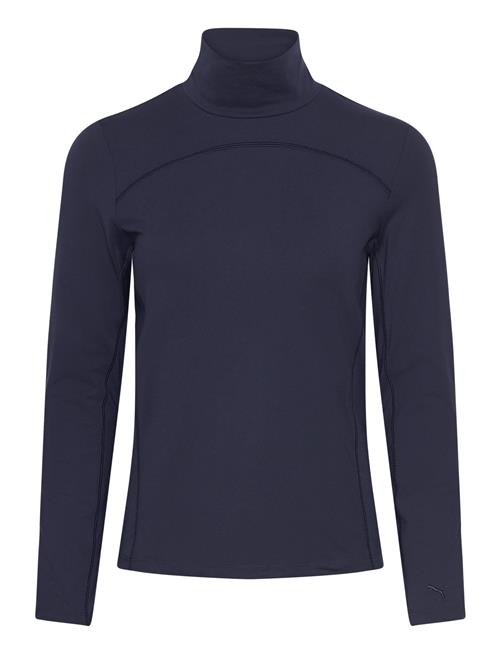 Se PUMA Golf W Lucy Ls Mockneck PUMA Golf Navy ved Booztlet