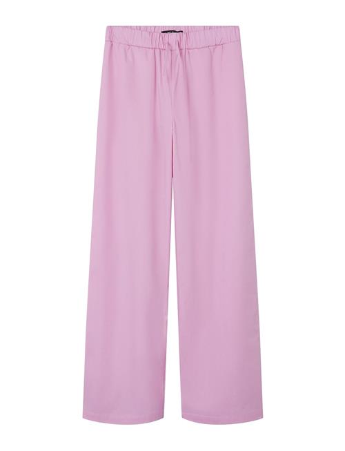 LMTD Nlffouise Poplin Straight Pant LMTD Pink