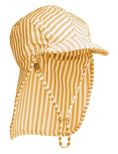 Se Liewood Lusio Seersucker Sun Hat Liewood Yellow ved Booztlet