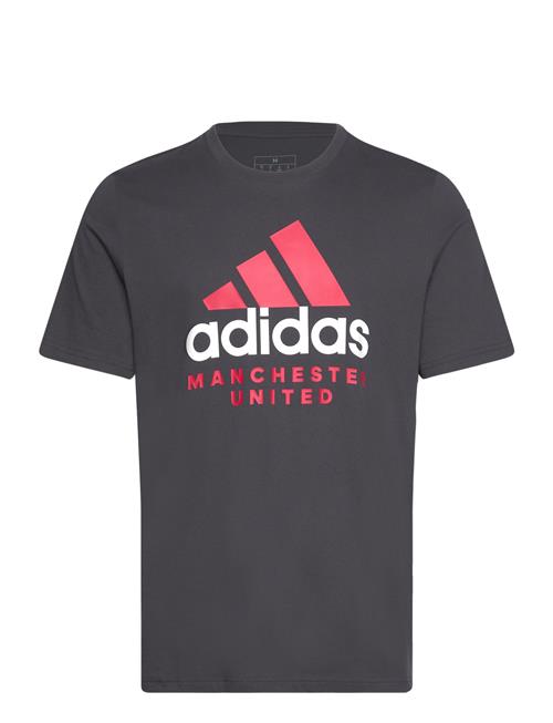 Se adidas Performance Manchester United Seasonal Graphic T-Shirt Adidas Performance Black ved Booztlet