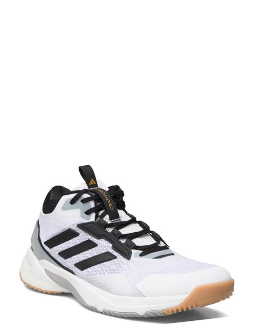 Se adidas Performance Crazyflight 5 Mens Mid Indoor Shoes Adidas Performance White ved Booztlet