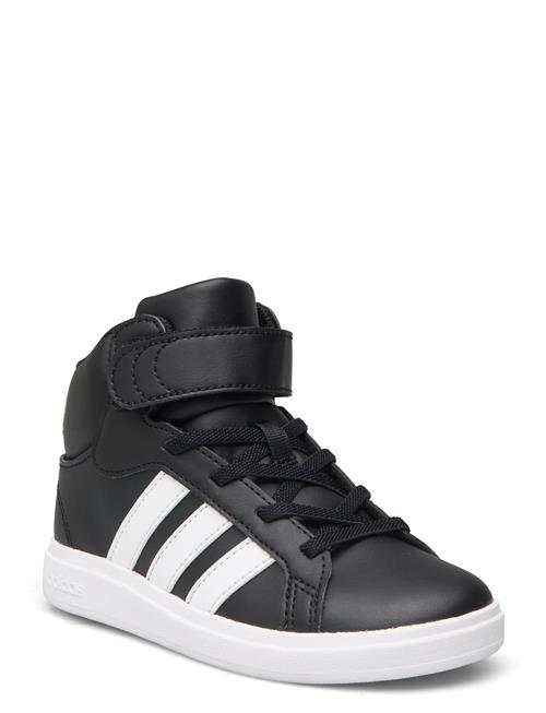 Se adidas Sportswear Grand Court Mid K Adidas Sportswear Black ved Booztlet