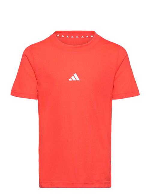 Se adidas Sportswear J D4T Tee Adidas Sportswear Orange ved Booztlet