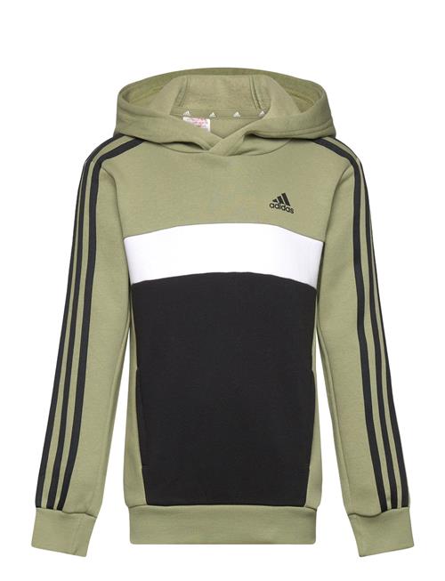 Se adidas Sportswear J 3S Tib Fl Hd Adidas Sportswear Khaki ved Booztlet