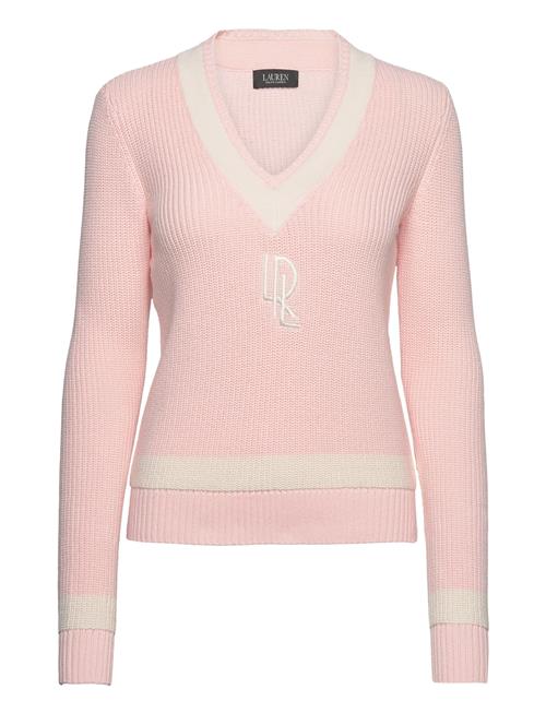 Lauren Ralph Lauren Cable-Knit Cotton Cricket Sweater Lauren Ralph Lauren Pink