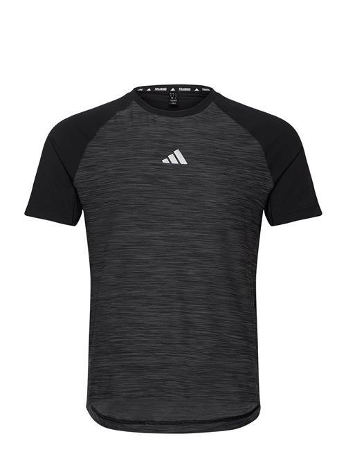 adidas Performance Adidas Gym+ Training 3-Stripes T-Shirt Adidas Performance Grey