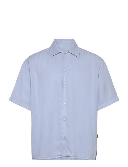 Woodbird Wbbanks Tencel Shirt Woodbird Blue