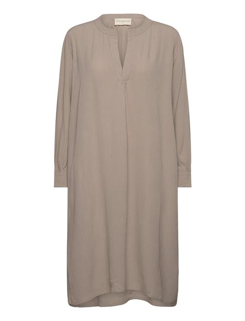 Glow Shirtdress Crepe Moshi Moshi Mind Beige