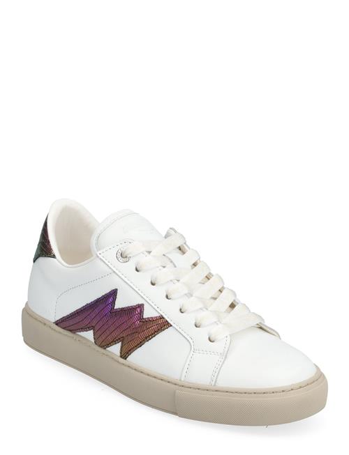 Zadig & Voltaire La Flash Metal Embossed Iguana Zadig & Voltaire White